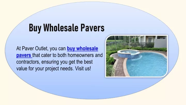 buy wholesale pavers