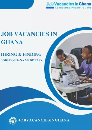 Recruitment - Job Vacancies in Ghana