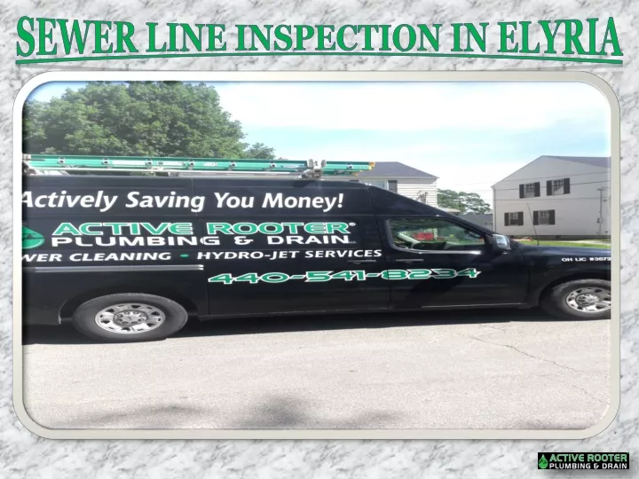 sewer line inspection in elyria