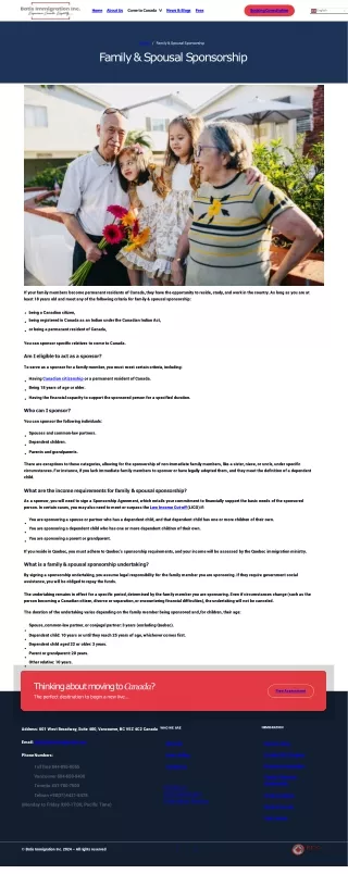 Family & Spousal Sponsorship in Canada