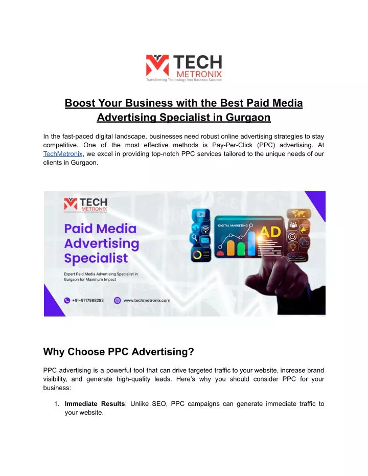 boost your business with the best paid media