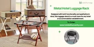 Metal Hotel Luggage Rack