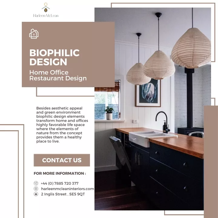 biophilic design home office restaurant design