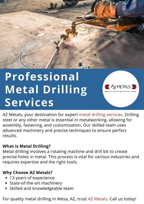 professional metal drilling services