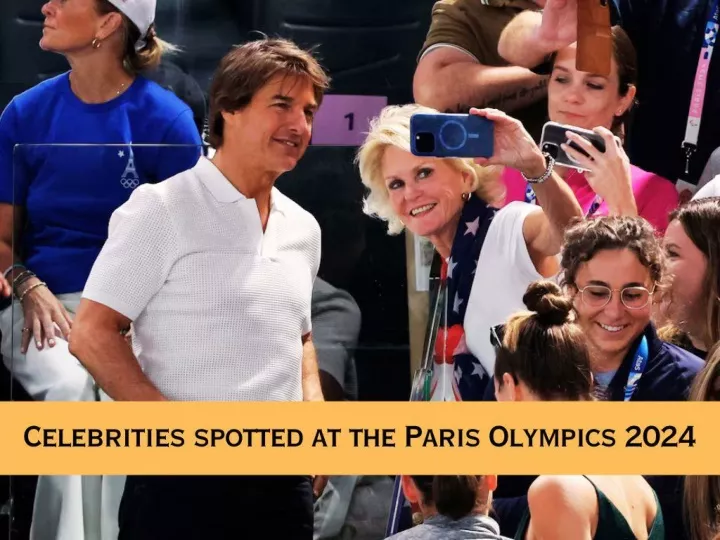 celebrities spotted at the paris olympics