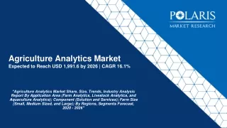 agriculture analytics market expected to reach usd 1 991 6 by 2026 cagr 16 1