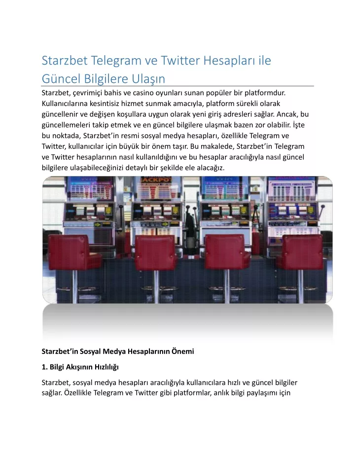 starzbet telegram ve twitter hesaplar ile g ncel