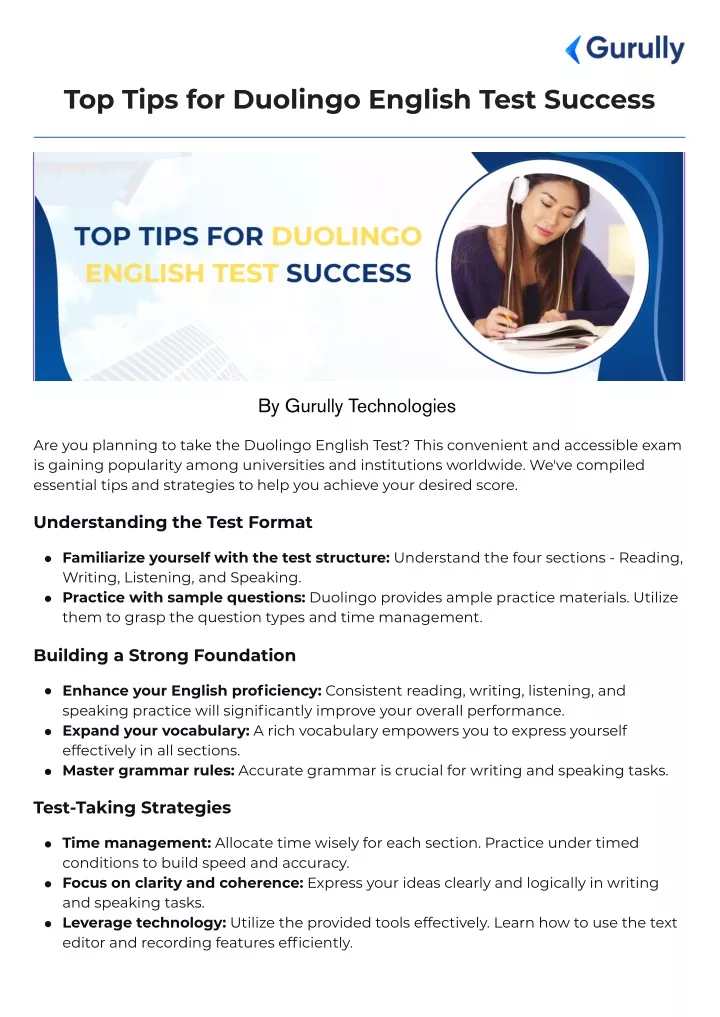 top tips for duolingo english test success