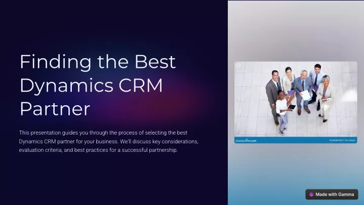 finding the best dynamics crm partner