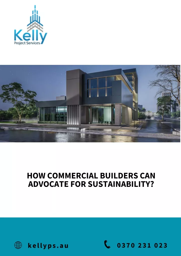 how commercial builders can advocate