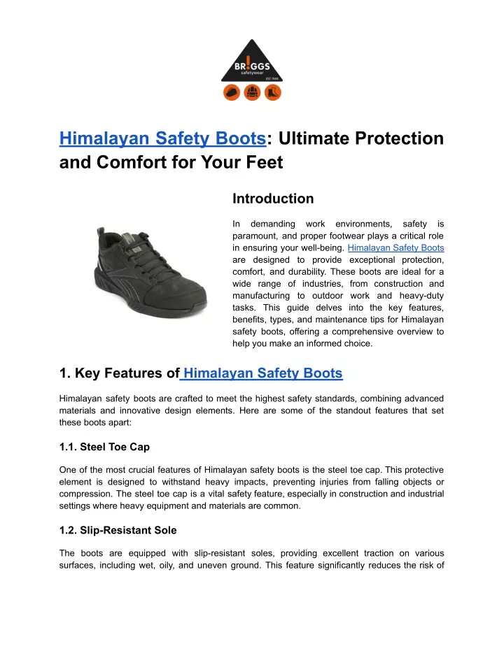 himalayan safety boots ultimate protection