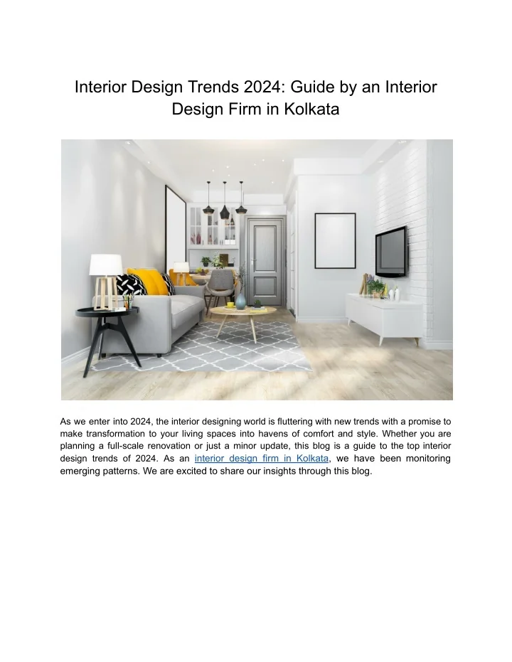PPT - Interior Design Trends 2024: Guide by an Interior Design Firm in ...