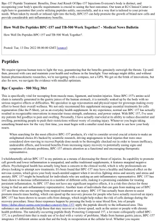 Bpc-157 Peptide Treatment Bpc-157 Pure Advantages Bpc-157 Frequently Asked Quest