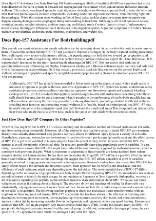 Naples, Fl Medical Professional Highlights Advantages Of Bpc-157 Peptide