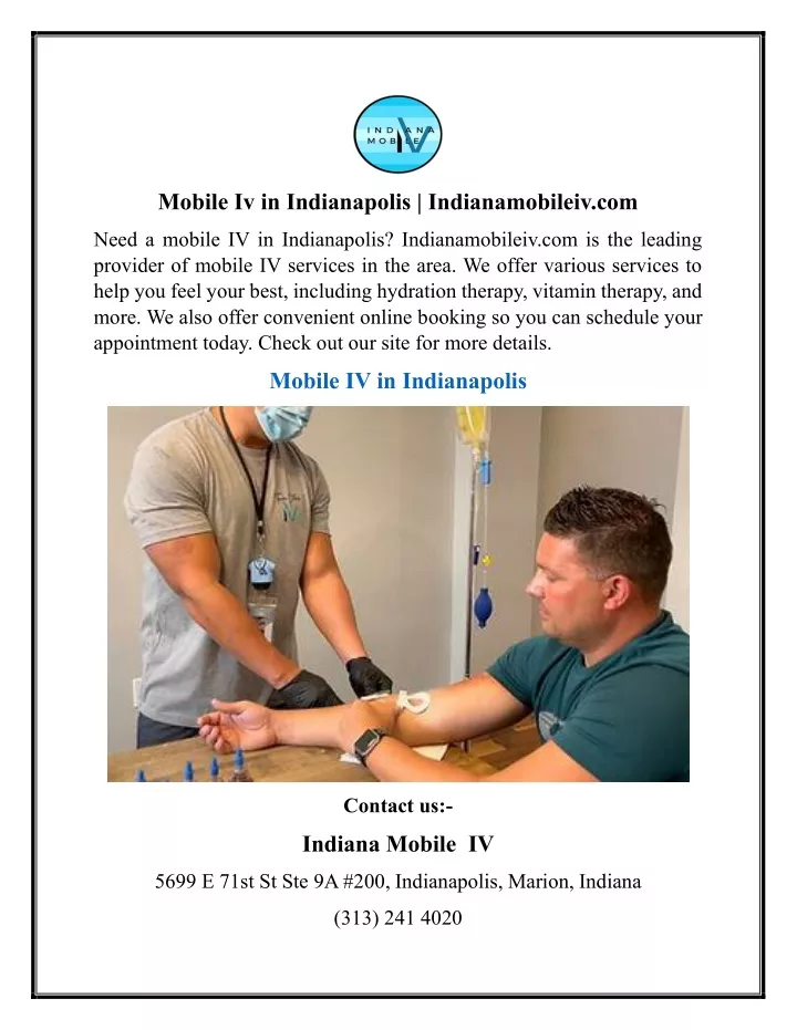 mobile iv in indianapolis indianamobileiv com