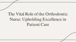 role-of-the-orthodontic-nurse-