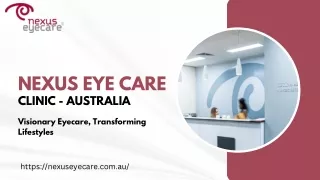 Nexus Eye Care, Eye Care services in Australia.