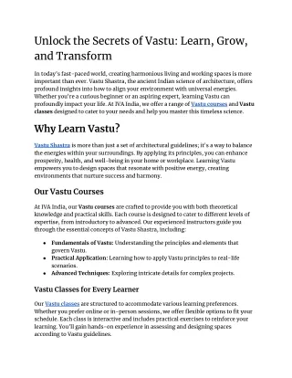 unlock the secrets of vastu learn grow