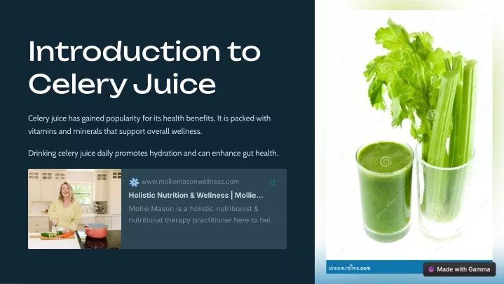 introduction to celery juice