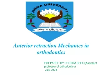 anterior retraction mechanics in orthodontics