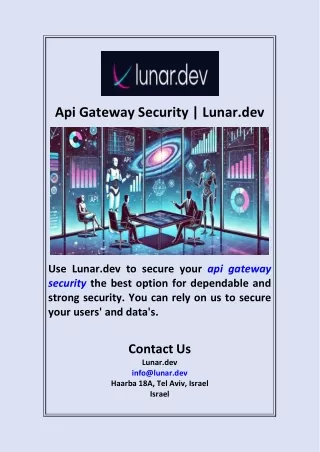 Api Gateway Security  Lunar.dev