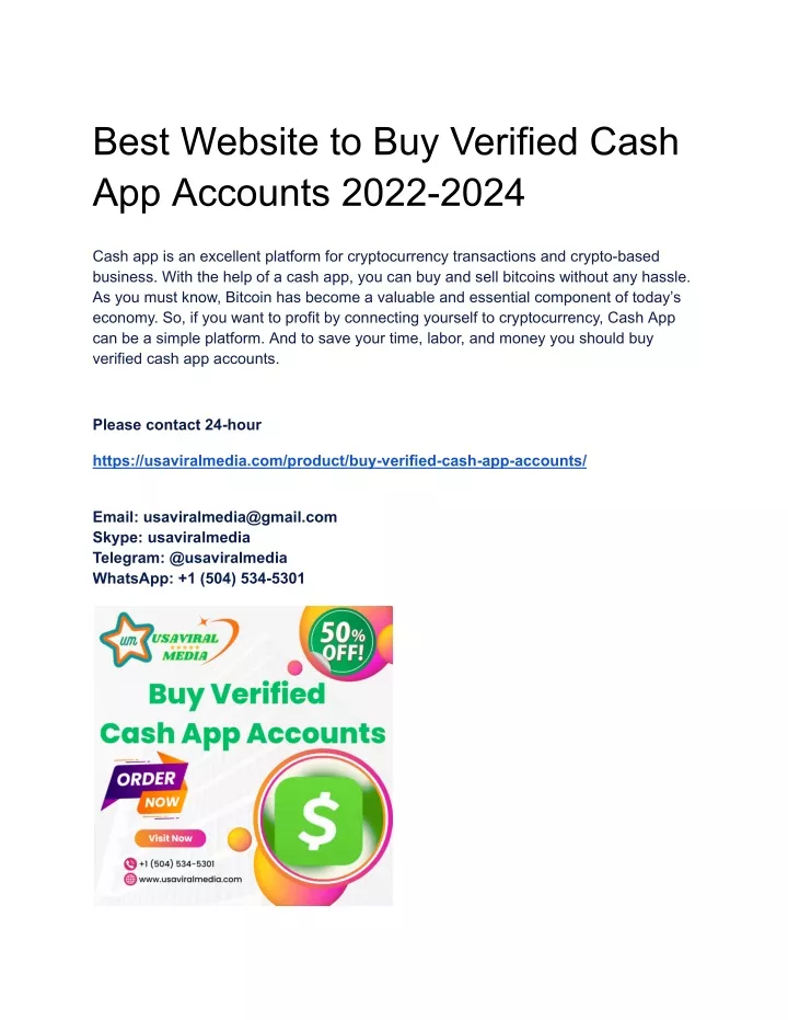 best website to buy verified cash app accounts