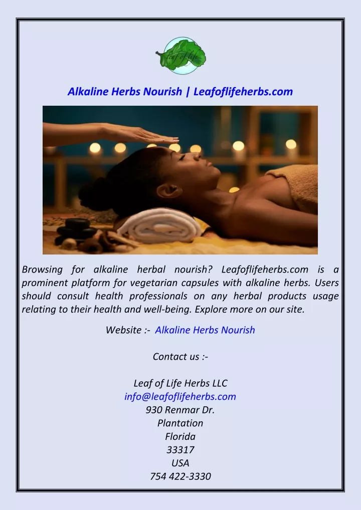 alkaline herbs nourish leafoflifeherbs com