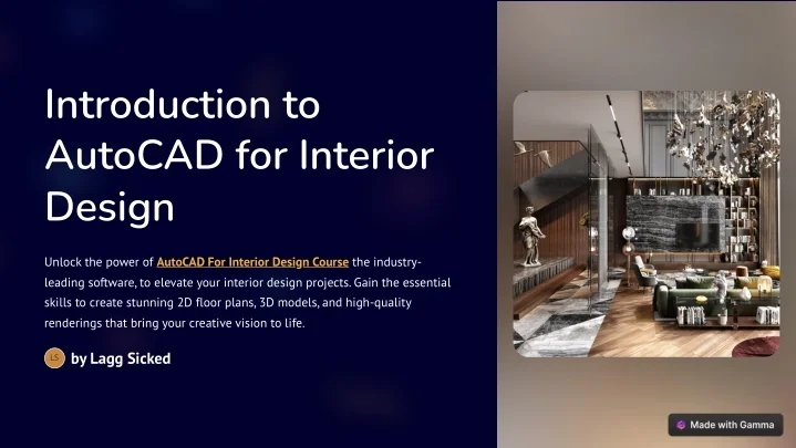 PPT - Master AutoCAD for Interior Design at Wisdom College for ...