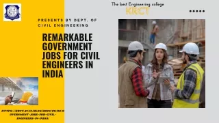 Remarkable Government Jobs for Civil Engineers in India