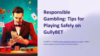 responsible gambling tips for playing safely