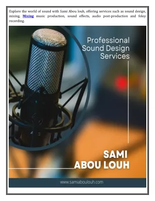 Music Producer In Uae