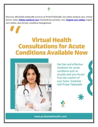 Virtual healthcare