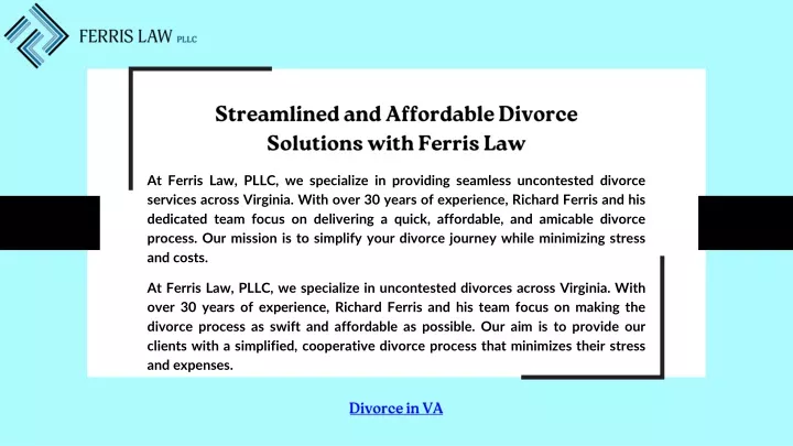 streamlined and affordable divorce solutions with