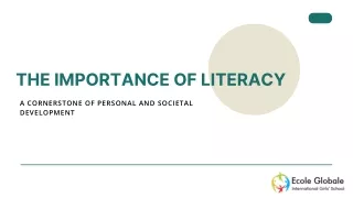 The Importance of Literacy (1)