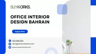 Office interior design bahrain