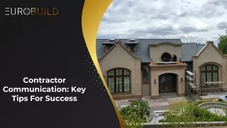 contractor communication key tips for success
