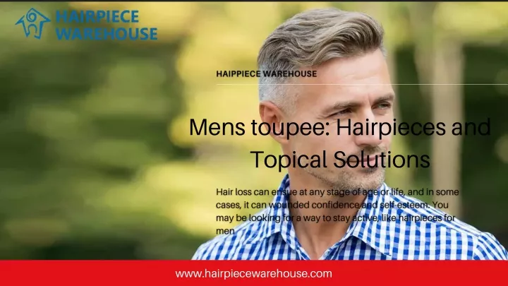 mens toupee hairpieces and topical solutions