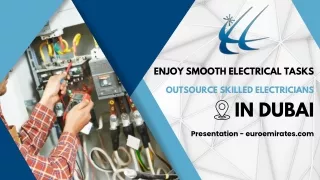 Enjoy Smooth Electrical Tasks: Outsource Skilled Electricians in Dubai