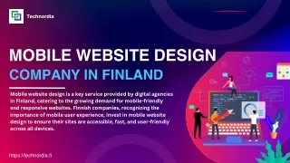 mobile Website design company in finland