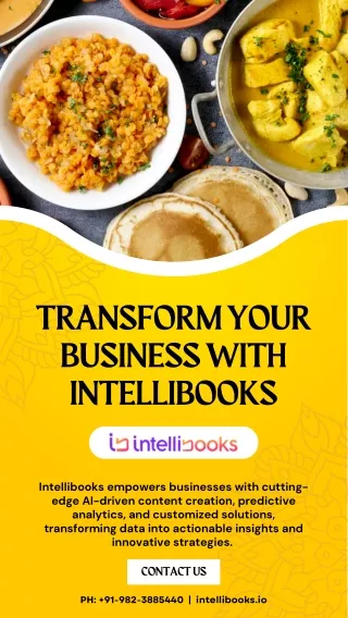 Transforming Restaurant Management with Intellibooks