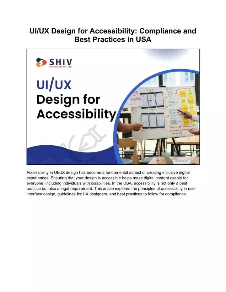 ui ux design for accessibility compliance