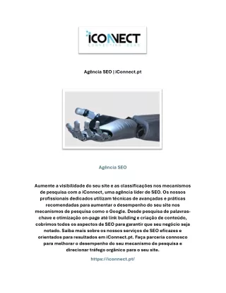 Agência SEO | iConnect.pt