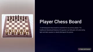 Master Your Game with the Ultimate Player Chess Board