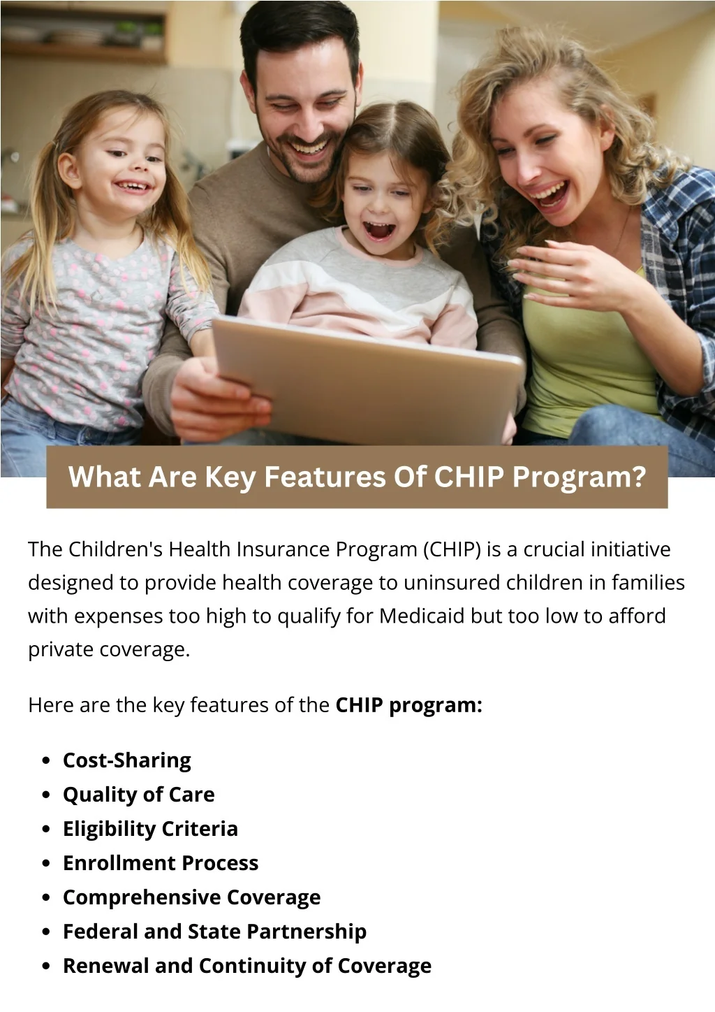 PPT - What Are Key Features Of CHIP Program? PowerPoint Presentation ...