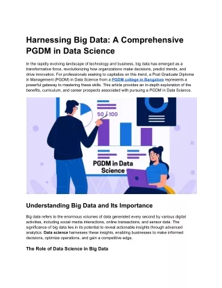 Harnessing Big Data_ A Comprehensive PGDM in Data Science