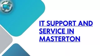 IT SUPPORT AND SERVICE IN MASTERTON