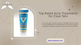 Top-Rated Acne Treatments for Clear Skin at Alchemic