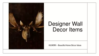 designer wall decor items