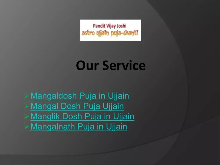 our service