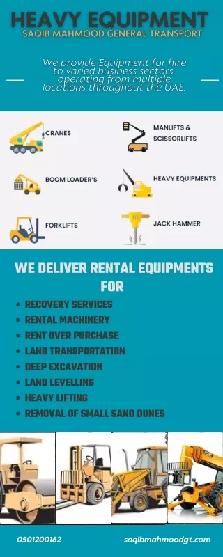 Heavy Equipment Rental With Saqib Mahmood GT